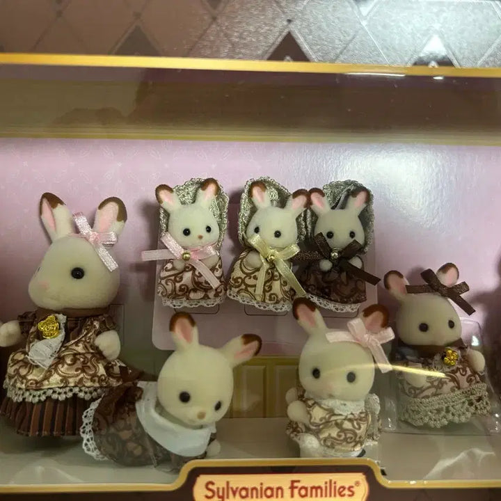 [SOLD OUT] 40주년 실바니안 초콜릿 토끼 가족 (미개봉)