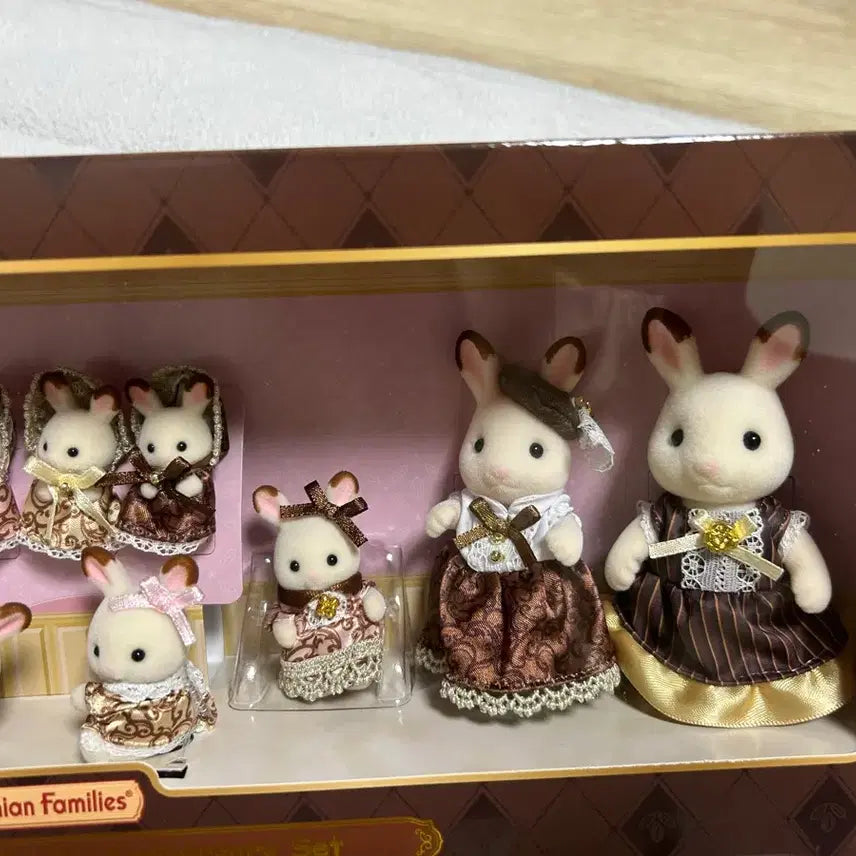[SOLD OUT] 40주년 실바니안 초콜릿 토끼 가족 (미개봉)