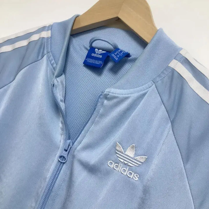 [SOLD OUT] 아디다스 스카이 블루 져지 백로고 자켓 트랙탑 집업