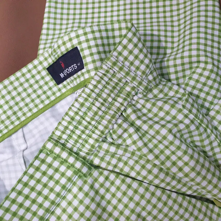 [BUNJANG] MU Sports Checkered Summer Pants (30) / (JJ29922)엠유스포츠 여름 체크바지 (30)