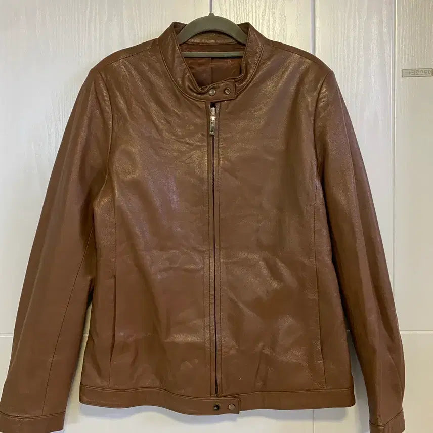 [BUNJANG] Leather Jacket / 양가죽 심플자켓