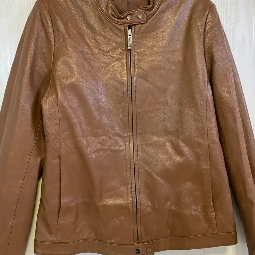 [BUNJANG] Leather Jacket / 양가죽 심플자켓