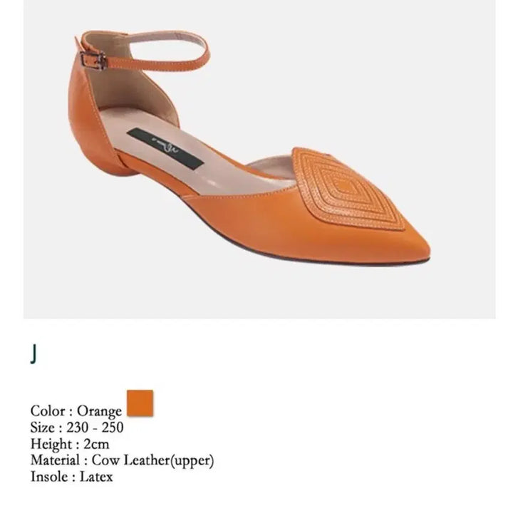 [SOLD OUT] 디자이너 수제화 엘 노어 스트랩 샌들