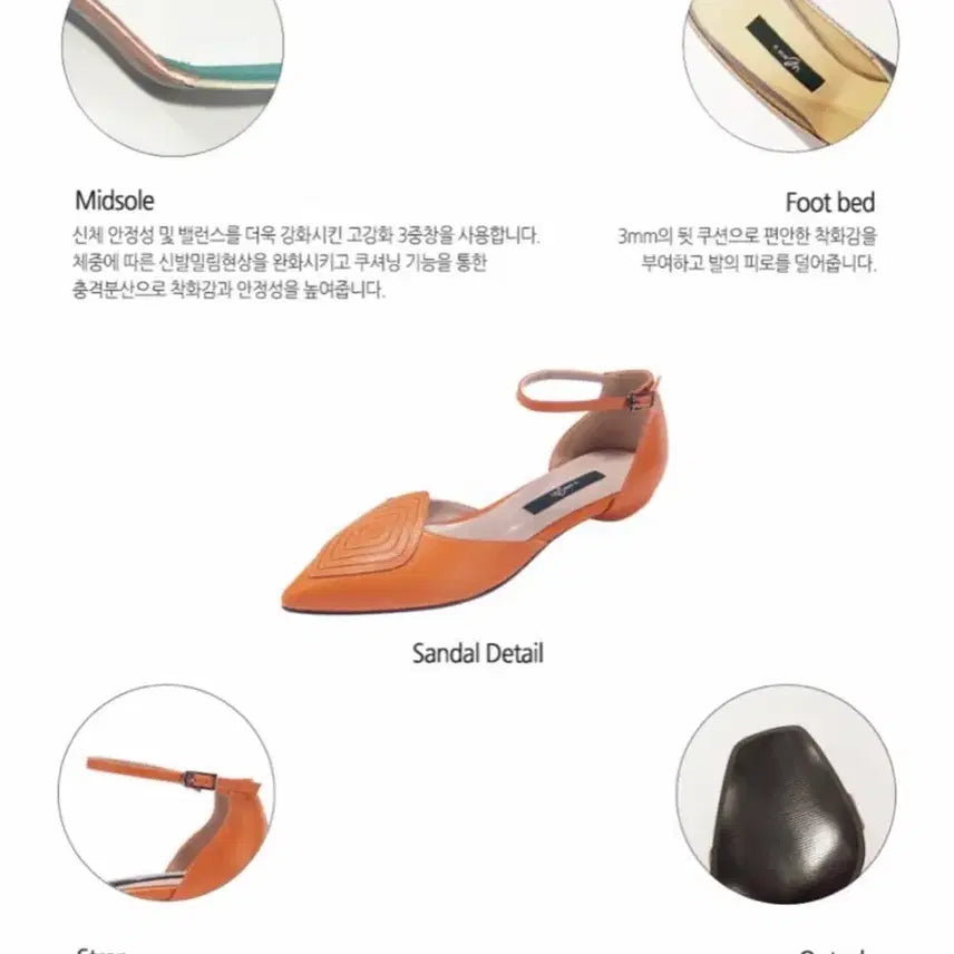 [SOLD OUT] 디자이너 수제화 엘 노어 스트랩 샌들