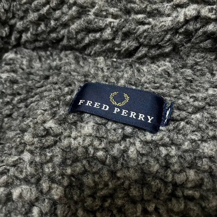 [BUNJANG] Fred Perry Fleece Lined Hooded Long Windbreaker Parka M / 프레드페리 이너 플리스안감 후드 롱 바람막이 파카 M/95