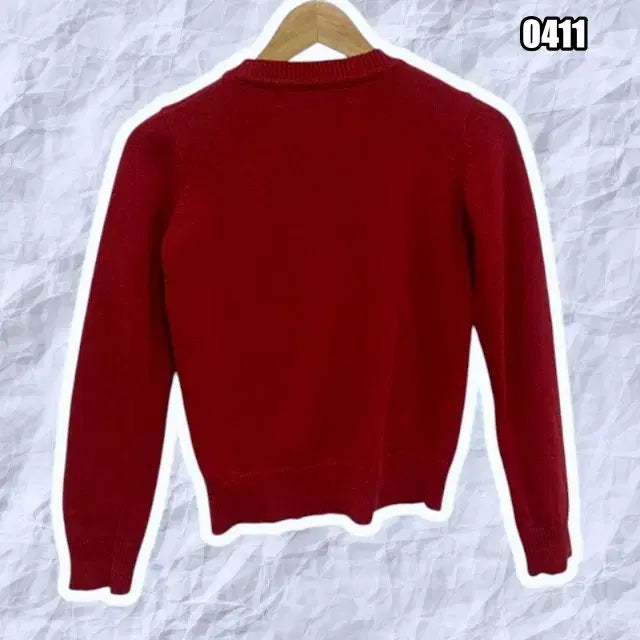 [BUNJANG] Comme des Garcons Burgundy Heart Cardigan / M 꼼데가르송 버건디 하트 가디건