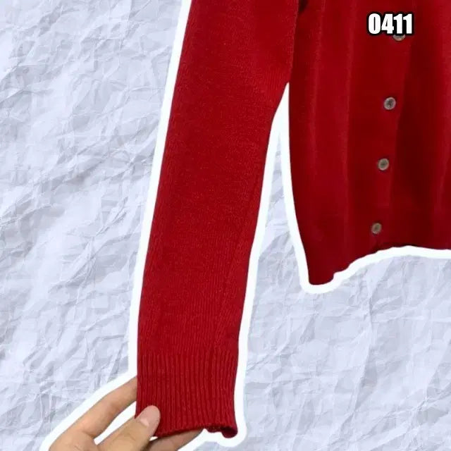 [BUNJANG] Comme des Garcons Burgundy Heart Cardigan / M 꼼데가르송 버건디 하트 가디건