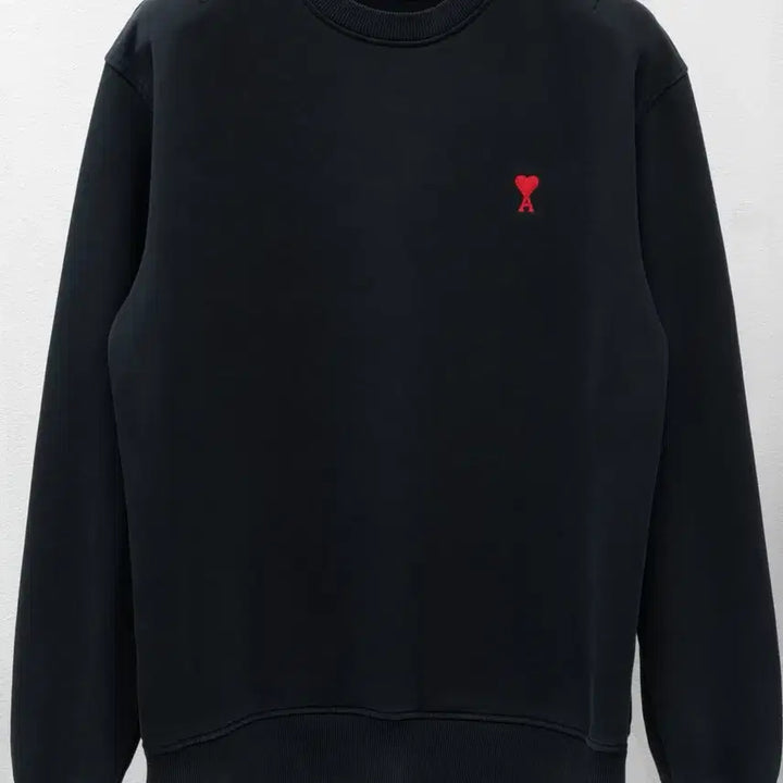 [BUNJANG] AMI Small Heart Sweatshirt Black XL / 아미 스몰하트 맨투맨 블랙 XL