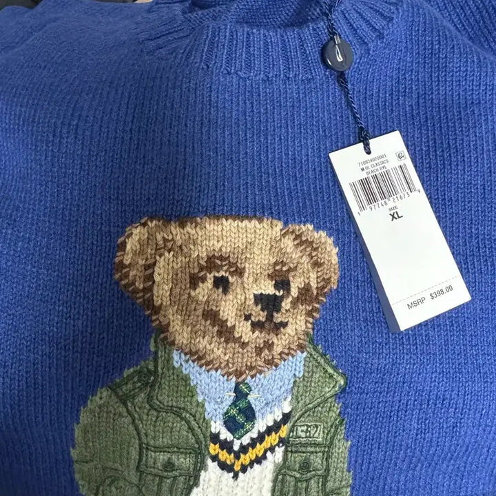 [BUNJANG] Polo Ralph Lauren Bear Knit Sweater / 폴로베어니트(XL, 새상품)