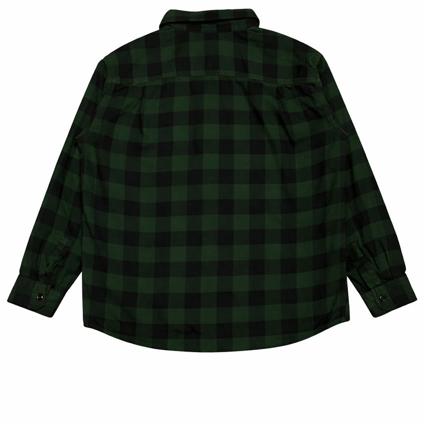 [SOLD OUT] JPN 일본 빈티지 클래식 워크웨어 유니클로 그린 플란넬 체크 셔츠 XL