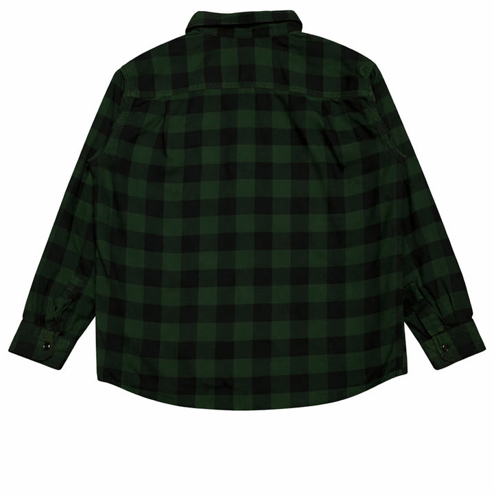 [SOLD OUT] JPN 일본 빈티지 클래식 워크웨어 유니클로 그린 플란넬 체크 셔츠 XL