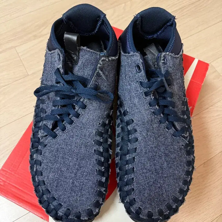[BUNJANG] Nike Air Footscape Woven Chukka Denim Sneakers / 나이키 에어 풋스케이프 우븐 추카 데님 857874-400 285사이즈