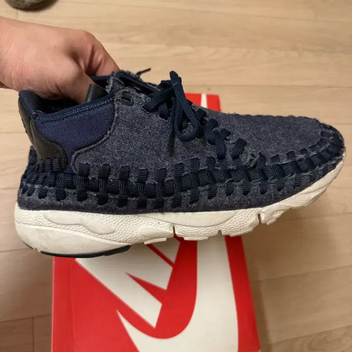 [BUNJANG] Nike Air Footscape Woven Chukka Denim Sneakers / 나이키 에어 풋스케이프 우븐 추카 데님 857874-400 285사이즈