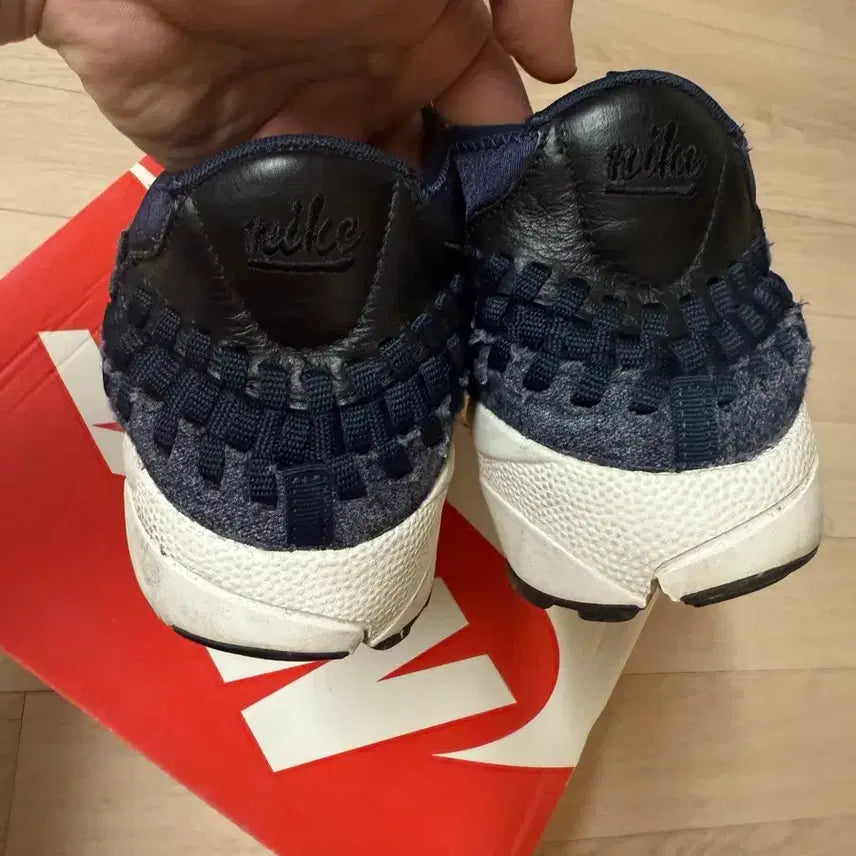 [BUNJANG] Nike Air Footscape Woven Chukka Denim Sneakers / 나이키 에어 풋스케이프 우븐 추카 데님 857874-400 285사이즈