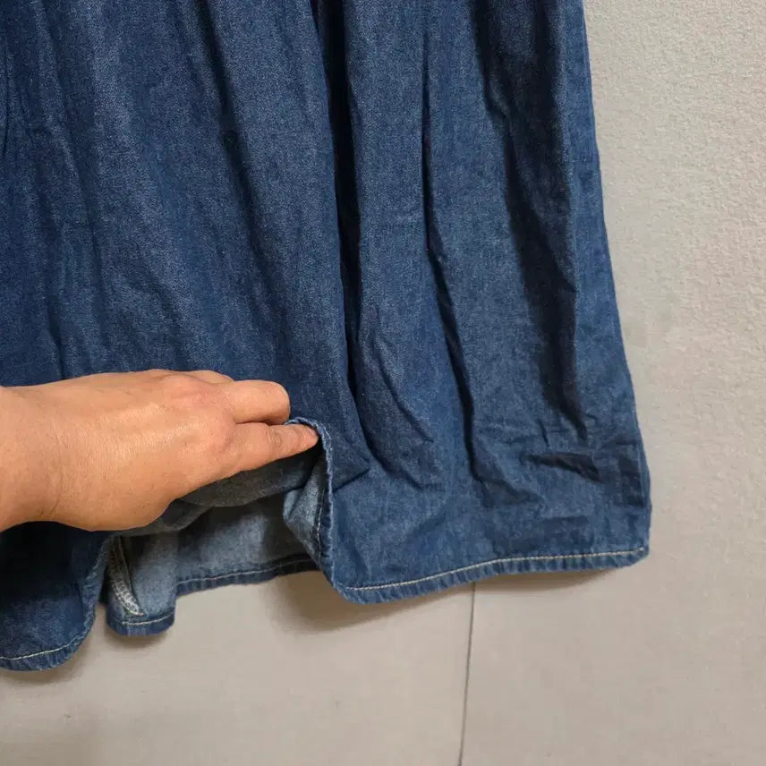 [BUNJANG] Benetton Denim Dress 42 / 베네통 청 원피스 42  n4717