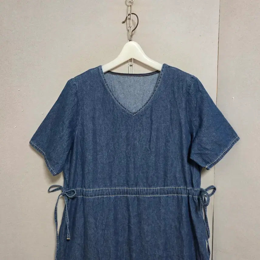 [BUNJANG] Benetton Denim Dress 42 / 베네통 청 원피스 42  n4717