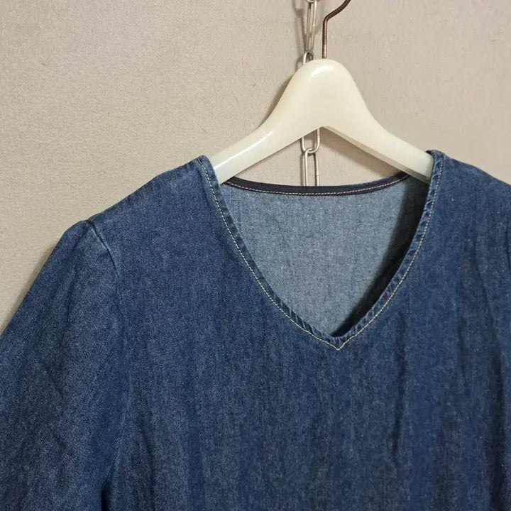 [BUNJANG] Benetton Denim Dress 42 / 베네통 청 원피스 42  n4717