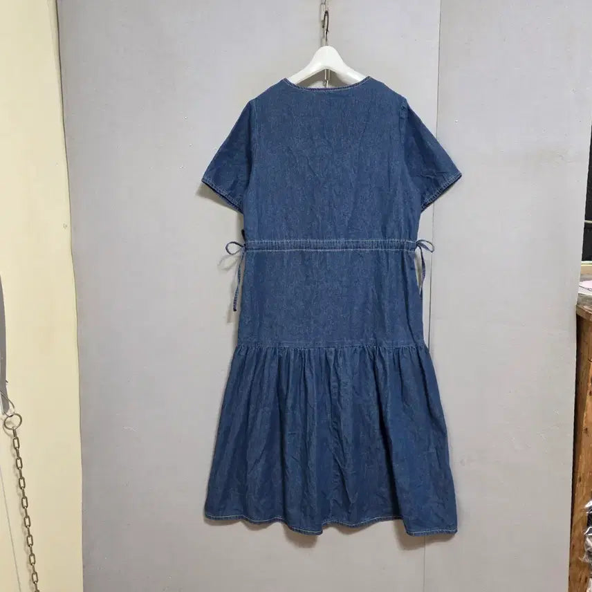 [BUNJANG] Benetton Denim Dress 42 / 베네통 청 원피스 42  n4717