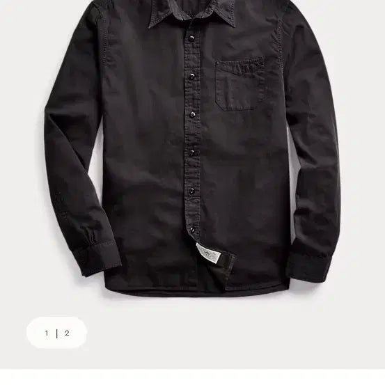 [BUNJANG] RRL Garment Dyed Twill Work Shirt / rrl 가먼트 다이 트윌 워크셔츠