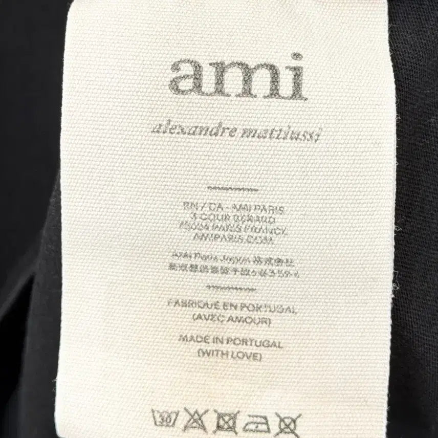 [BUNJANG] Ami Small Heart T-shirt White XS / 아미 스몰하트 반팔티 화이트 XS