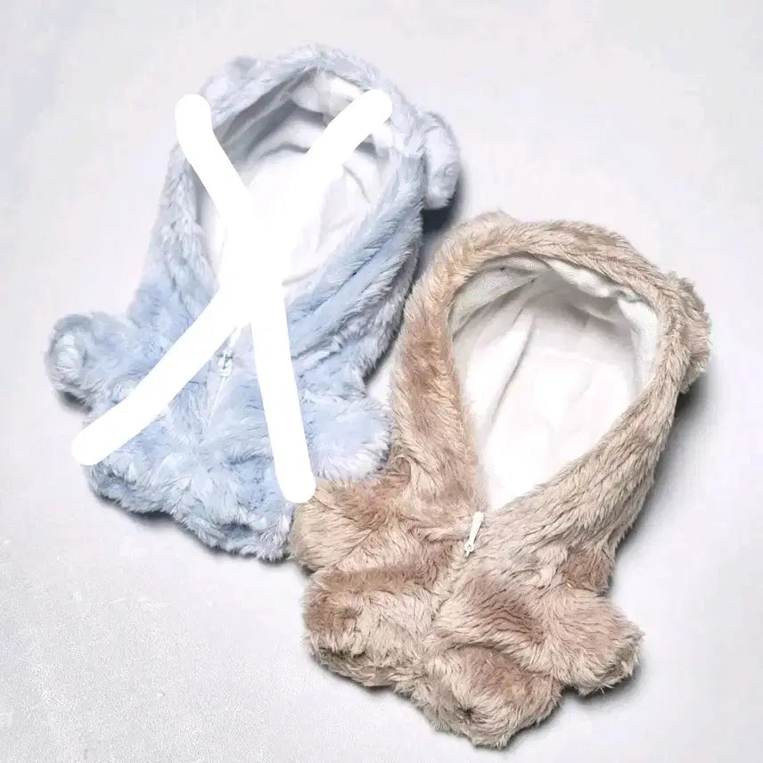 [BUNJANG] DMS 10cm Doll Clothes - Brown Bear Jumpsuit / 10cm 솜인형옷 디엠에스 옷장