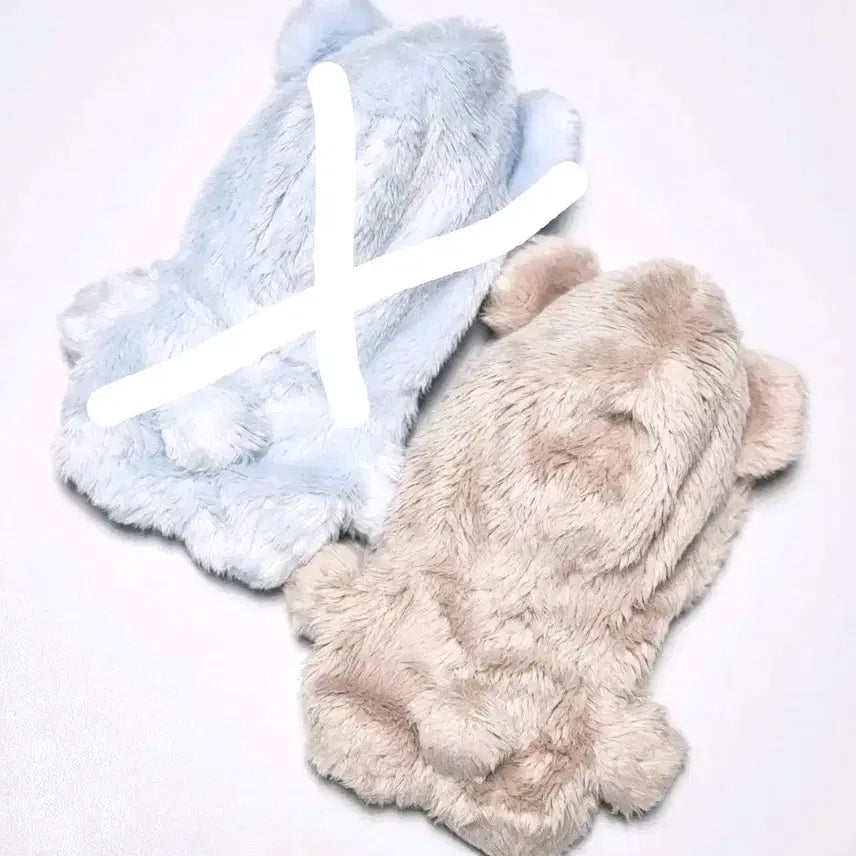 [BUNJANG] DMS 10cm Doll Clothes - Brown Bear Jumpsuit / 10cm 솜인형옷 디엠에스 옷장