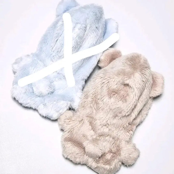 [BUNJANG] DMS 10cm Doll Clothes - Brown Bear Jumpsuit / 10cm 솜인형옷 디엠에스 옷장