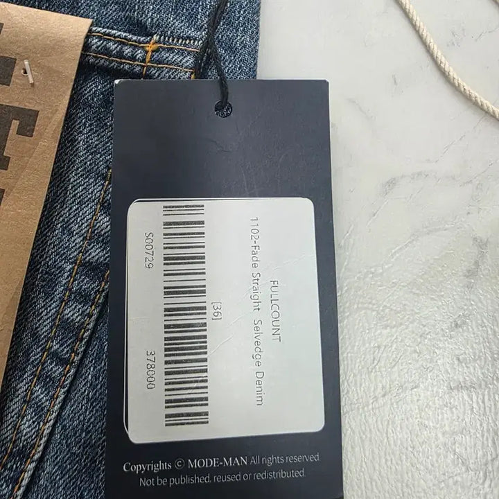 [BUNJANG] Fullcount 1102 Fade Denim Jeans / 풀카운트 1102-Fade 페이드 36사이즈 팝니다
