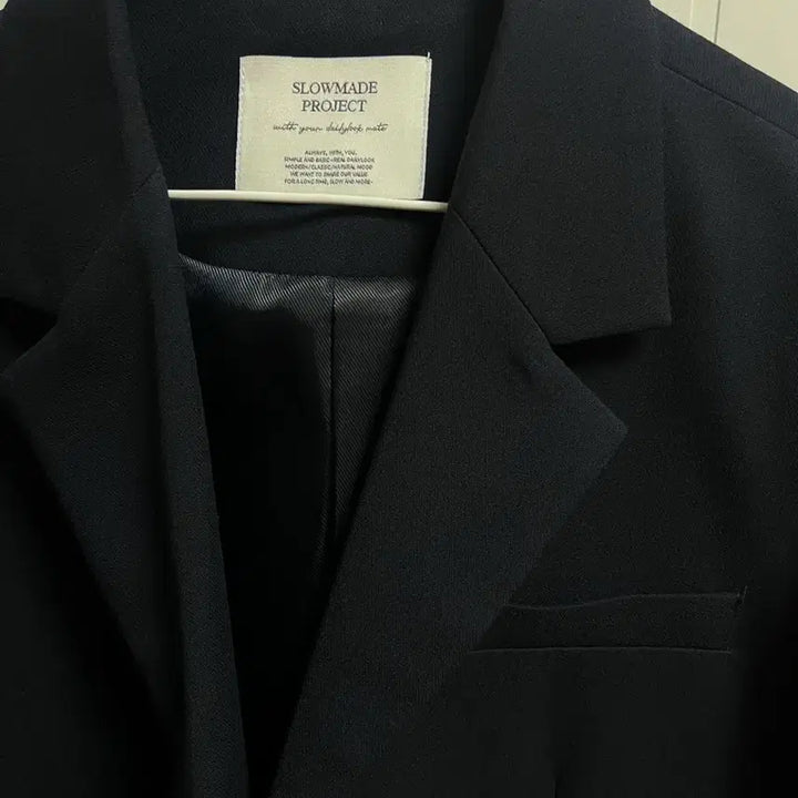 [SOLD OUT] 슬로우앤드 네이비 자켓 블레이저
