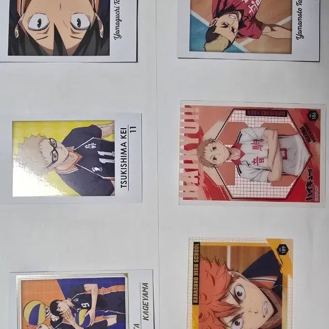 [BUNJANG] Haikyuu!! Character Card Set / 하이큐!! 캐릭터 카드 세트