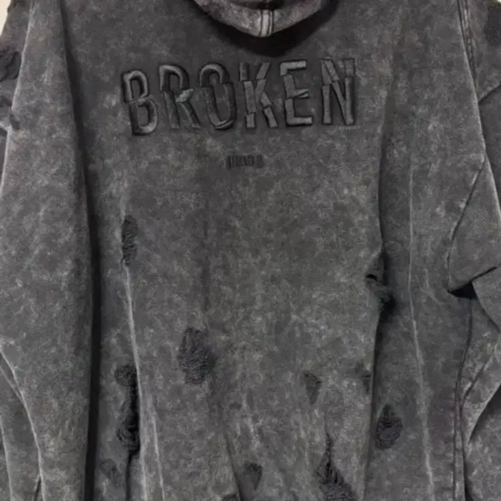 [BUNJANG] Juun.J Broken Hooded Zip-up - L Size / 준지 /23fw 디스 브로큰 후드집업 /L사