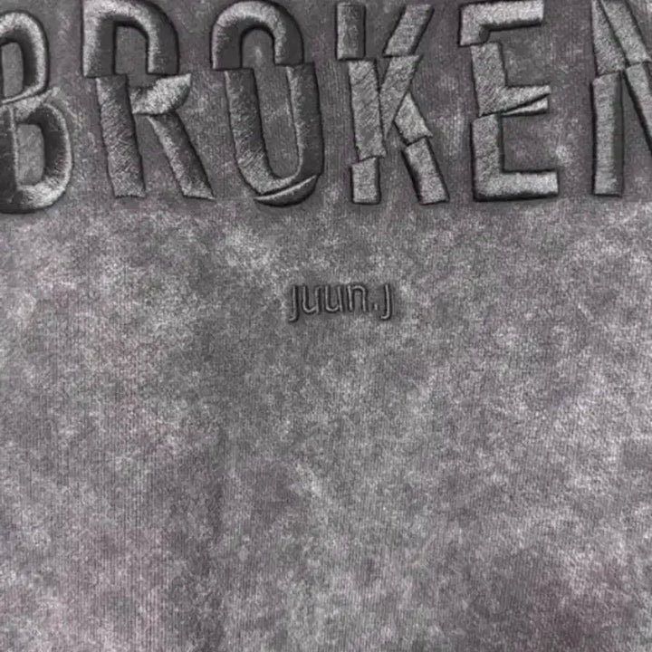 [BUNJANG] Juun.J Broken Hooded Zip-up - L Size / 준지 /23fw 디스 브로큰 후드집업 /L사