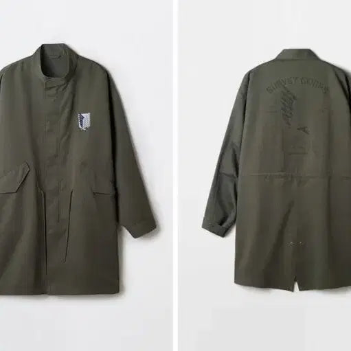 [BUNJANG] Spao Attack on Titan Collaboration Field Jacket L / 스파오 진격의 거인 콜라보 진격거 야상 판매 L