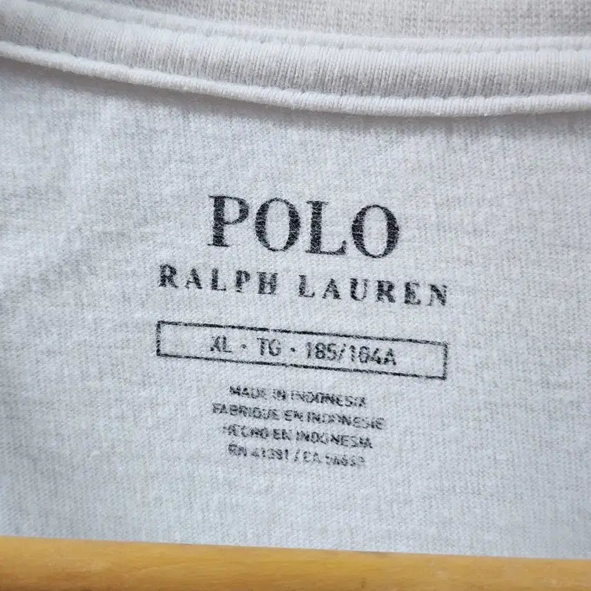 [BUNJANG] Polo Ralph Lauren White T-shirt / [XL] 폴로 랄프로렌 정품 화이트 반팔 티셔츠 1.5