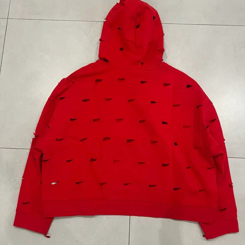 [BUNJANG] Nike x Jacquemus Hoodie Red L / 나이키 x 자크뮈스 후드티 레드 L