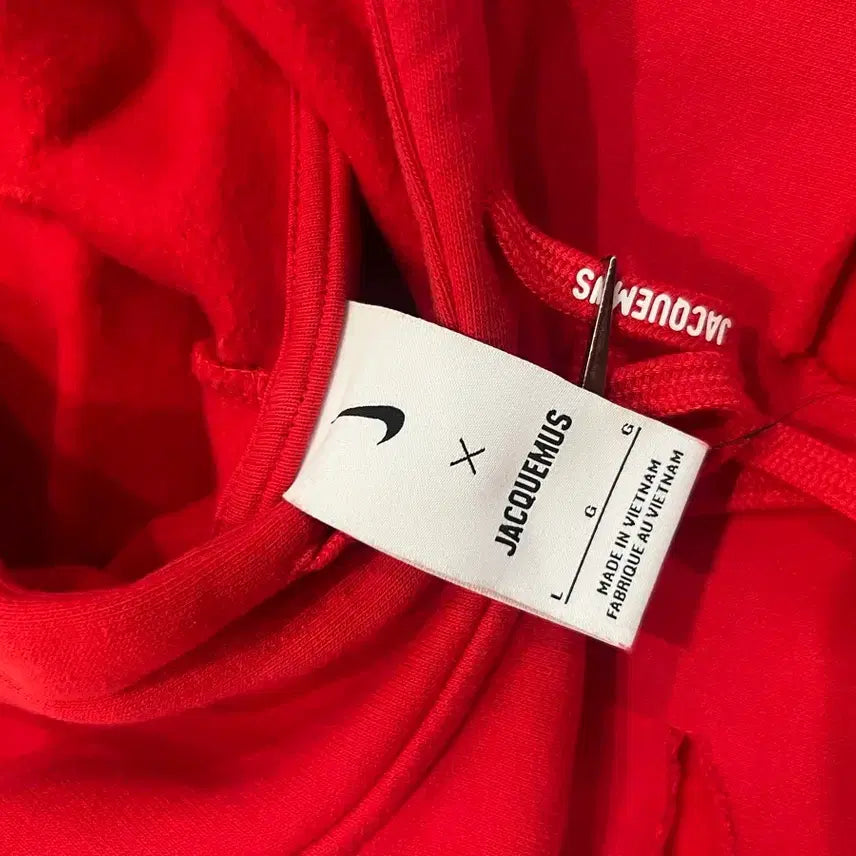 [BUNJANG] Nike x Jacquemus Hoodie Red L / 나이키 x 자크뮈스 후드티 레드 L