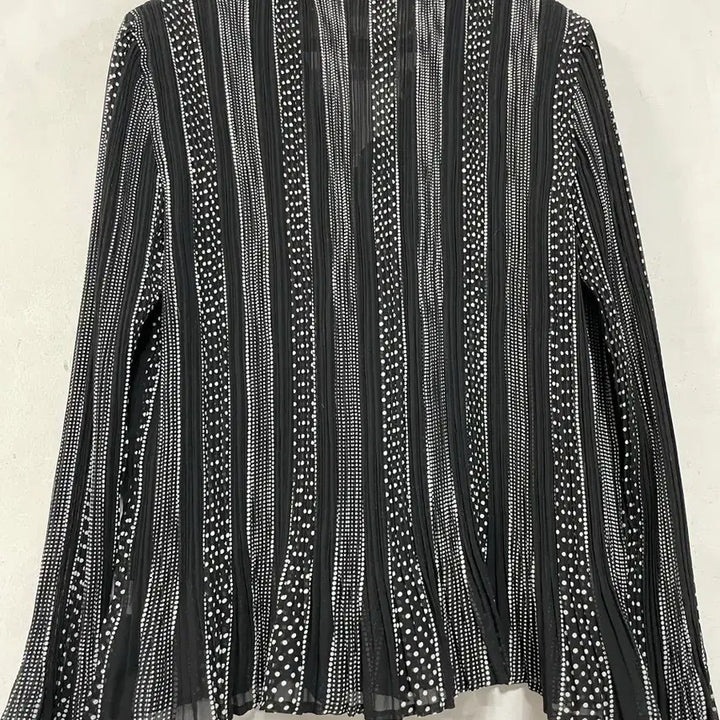 [BUNJANG] T-pleats Lace-Accent Pleated Jacket with Frills / 특가새)N6172 T-pleats 레이스배색 플리츠 자켓.프릴