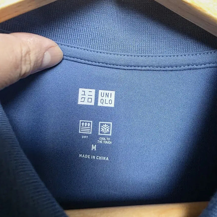 [SOLD OUT] [uniqlo] 남성 드라이 쿨터치 반팔 카라티 M