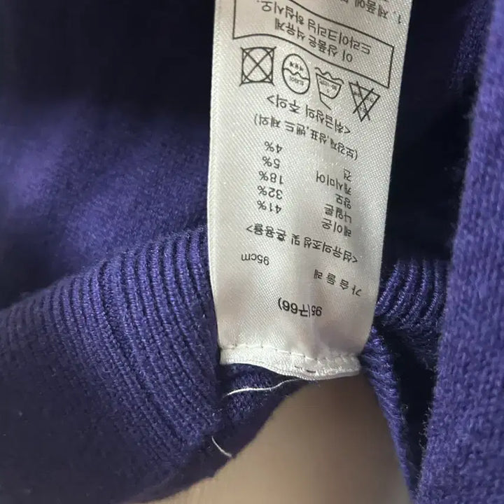 [BUNJANG] Anna Sui Signature Purple Flower Embroidered Cardigan / 안나수이 시그니쳐 보라색 플라워 자수가디건