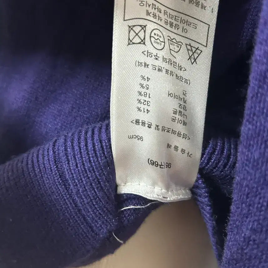 [BUNJANG] Anna Sui Signature Purple Flower Embroidered Cardigan / 안나수이 시그니쳐 보라색 플라워 자수가디건
