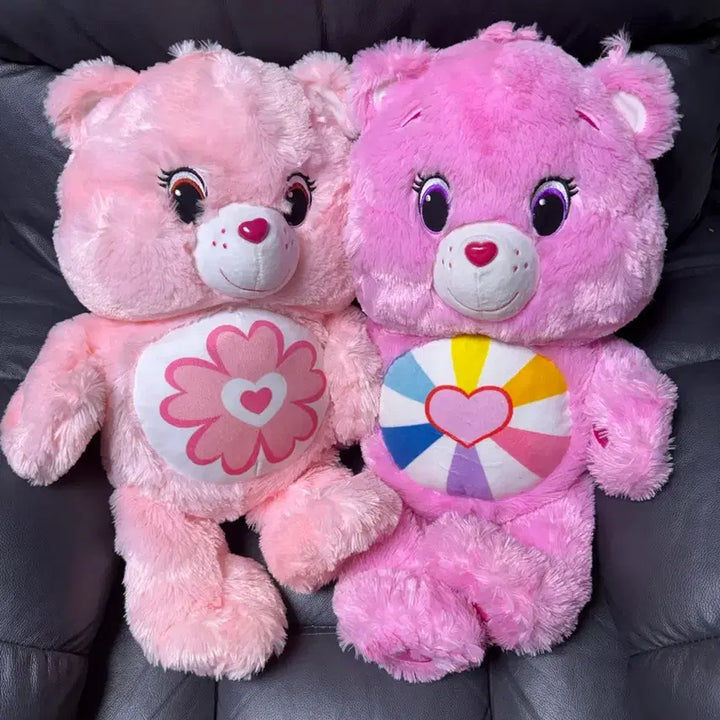 [BUNJANG] Care Bears Pink 60cm Large Plush Toy Set / [일괄] 일본 케어베어 인형 핑크 60cm 중대형 봉제인형 세트