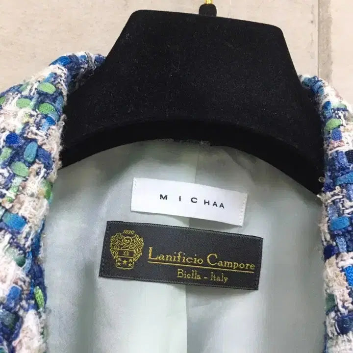 [BUNJANG] Missa Camapore Tweed Jacket / 23년식 미샤 정품 이태리 캄포레  반팔트위드자켓