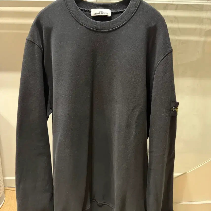 [SOLD OUT] 스톤아일랜드 맨투맨 블랙 XXL