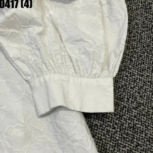 [BUNJANG] Zara Lace Collar Blouse XS / XS 자라 레이스 카라 블라우스 퍼프소매 0417(4)
