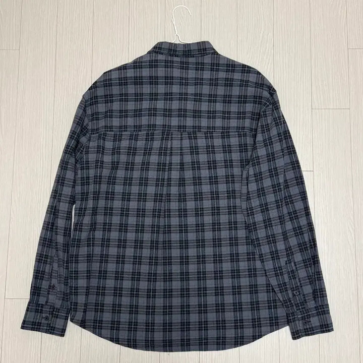[BUNJANG] Fabrega Orca Checkered Shirt - Deep Blue / 파브레가 오르카 체크셔츠 딥블루