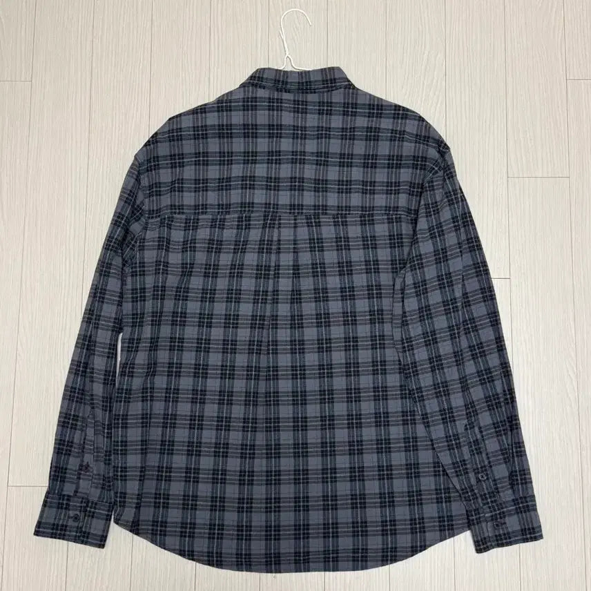 [BUNJANG] Fabrega Orca Checkered Shirt - Deep Blue / 파브레가 오르카 체크셔츠 딥블루