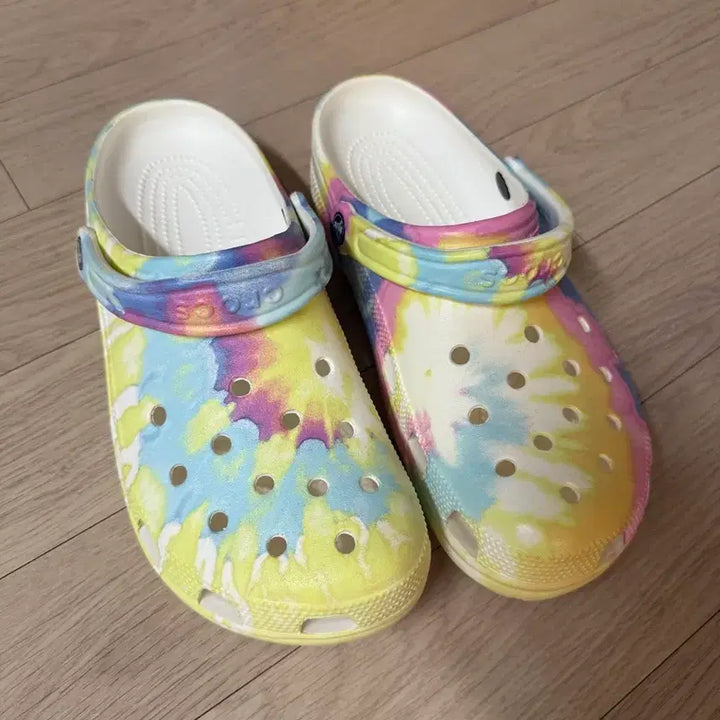 [BUNJANG] Crocs Tie-Dye Clog 280 / 크록스 클로그 타이다이 280