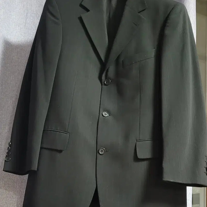 [BUNJANG] Hugo Boss Striped Suit Jacket (Size 100) / 휴고보스 정장 자켓100싸이즈