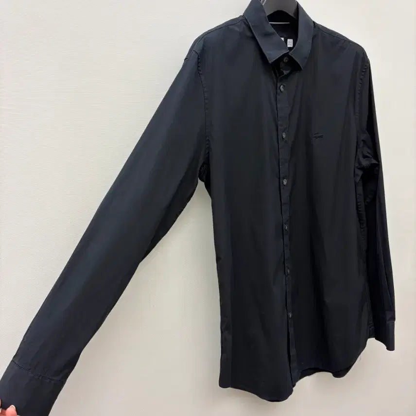 [SOLD OUT] 라코스테 블랙 셔츠 남성 긴팔