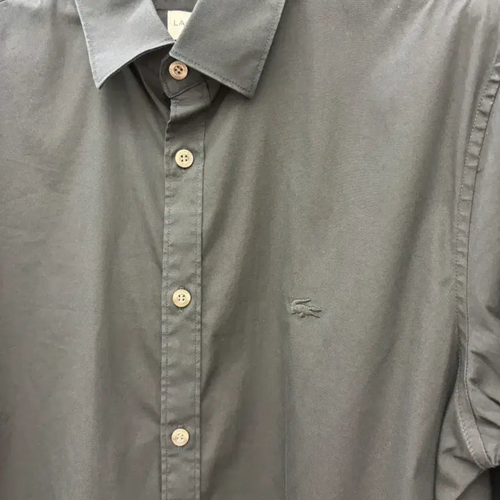 [SOLD OUT] 라코스테 블랙 셔츠 남성 긴팔